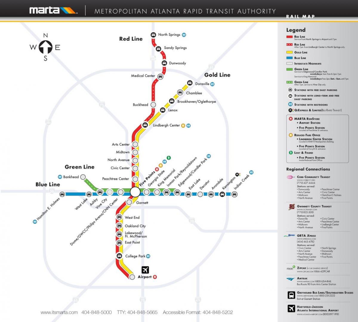 MARTA metrou hartă