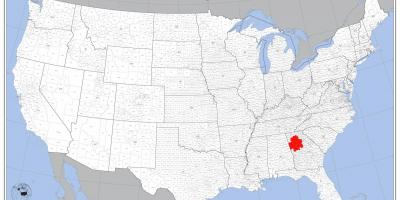Atlanta pe noi harta
