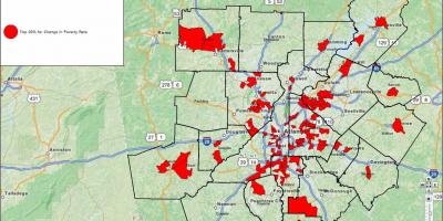 Harta crimei Atlanta