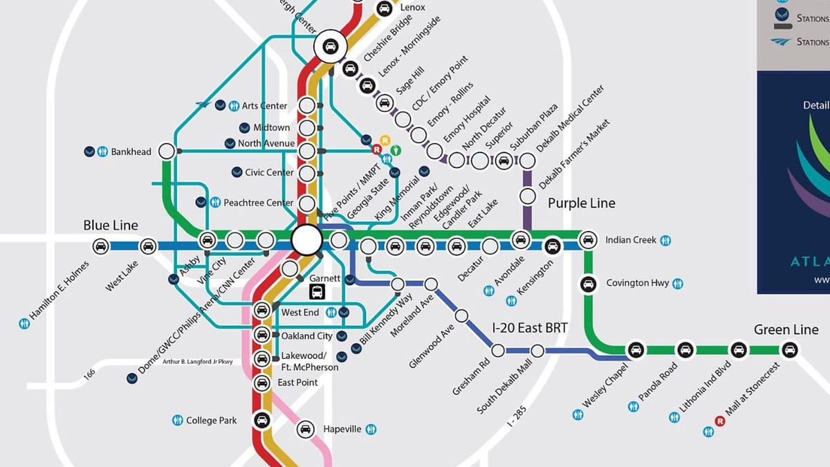 MARTA line hartă