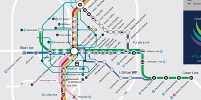 MARTA line hartă