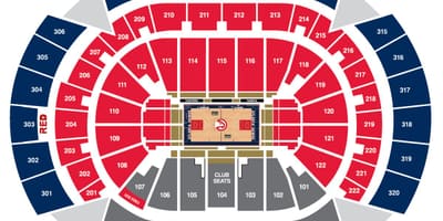 Philips arena scaun hartă