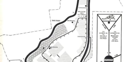Harta road Atlanta urmări